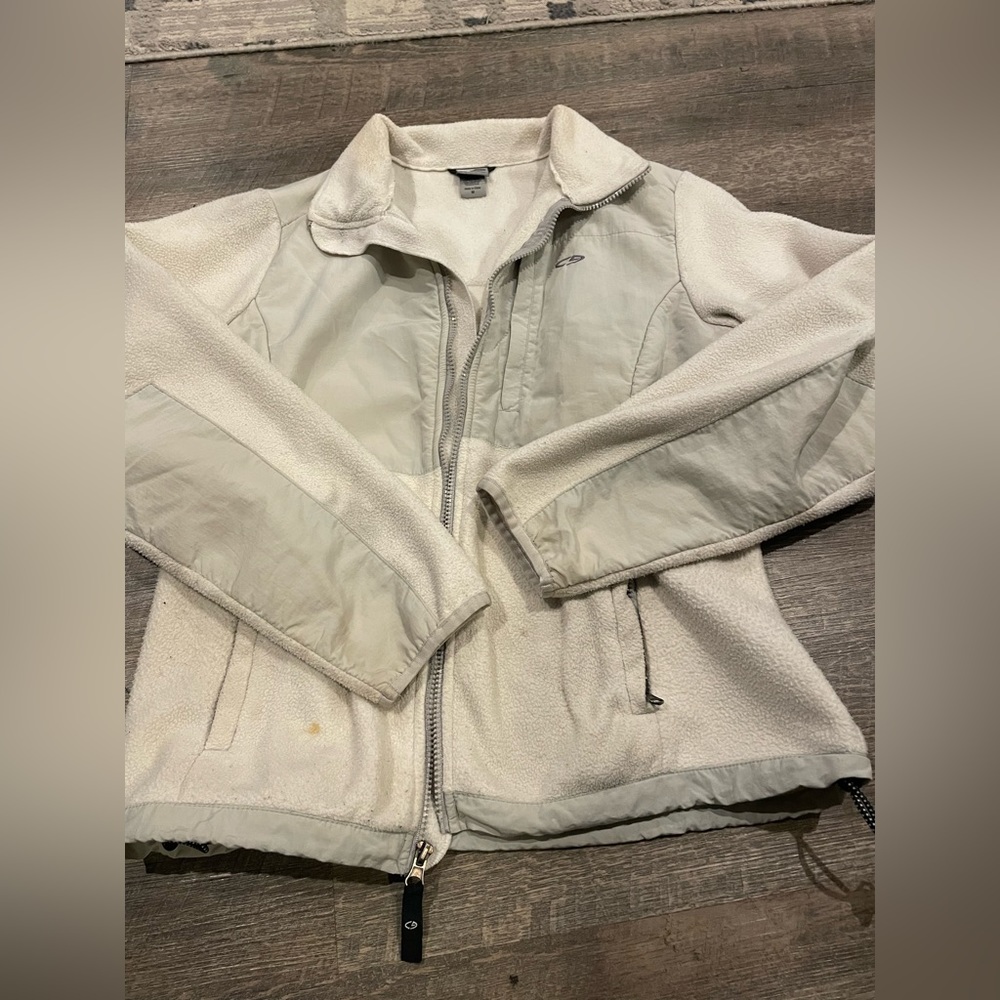 Champion jacket with small imperfections as pictured.